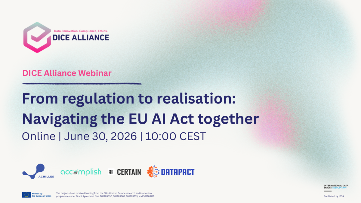 260630 DICE Alliance Webinar From regulation to realisation visual