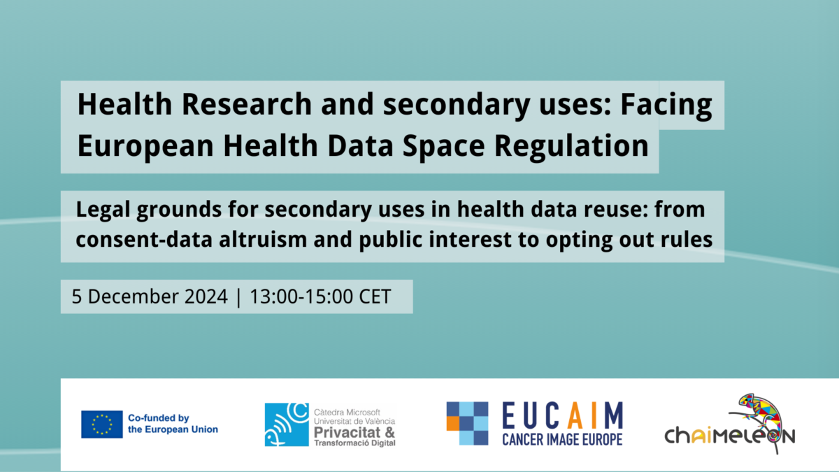 Health Research and secondary uses: Legal Grounds for Secondary Health Data Reuse | Consent, Data Altruism, Public Interest, and Opt-Out Rules