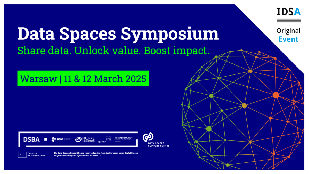 Data Spaces Symposium 2025 | Share data. Unlock value. Boost impact.