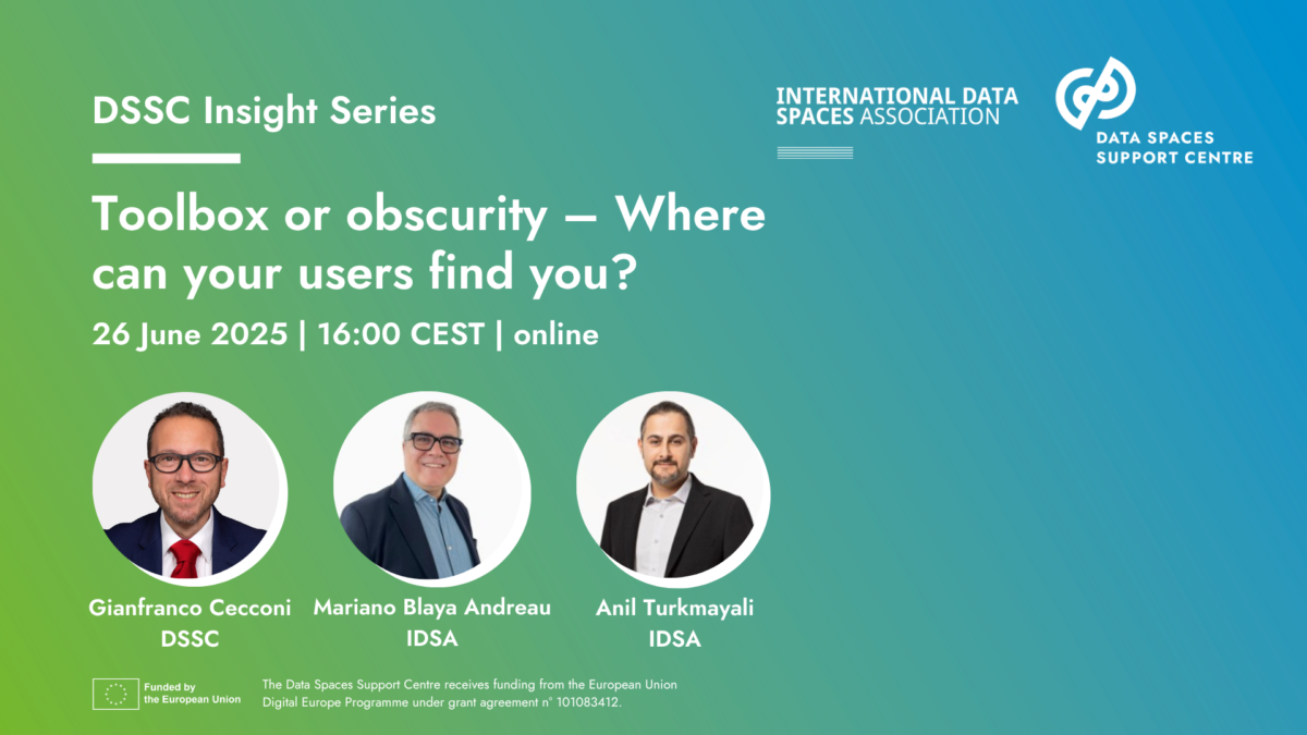 DSSC Insight Series | Toolbox or obscurity - Where can your users find you?