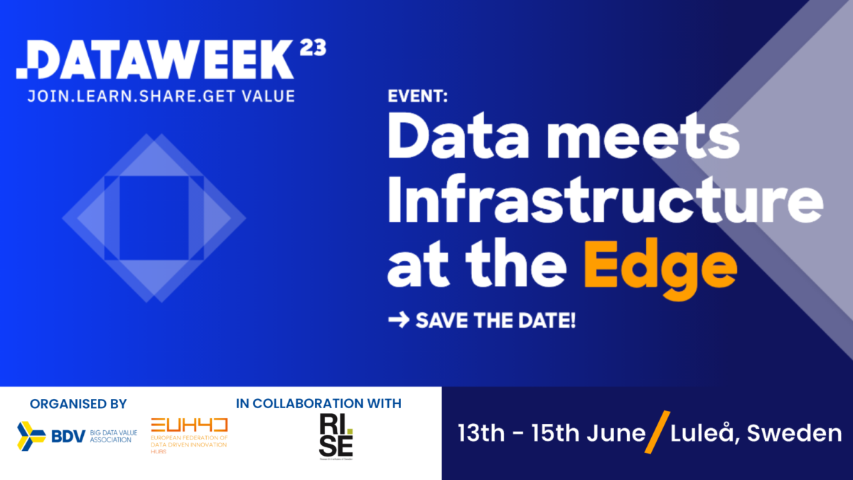 Data Week 2023 | Data meets Infrastructure at the edge