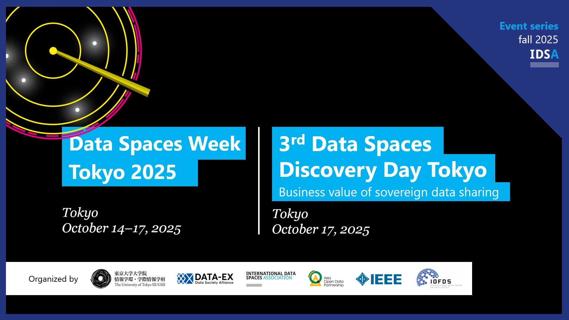 Data Spaces Week 2025 | CEATEC Symposium & Data Spaces Discovery Day Tokyo