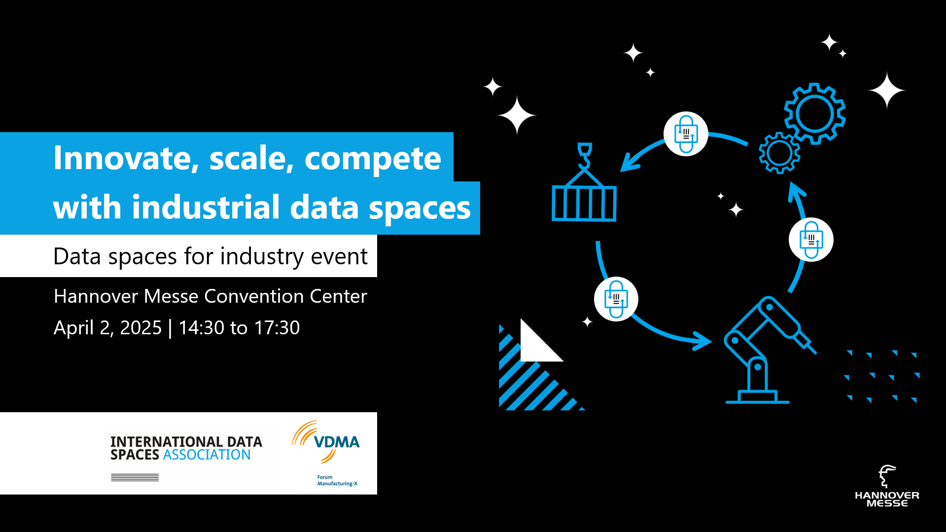 Hannover Messe 2025 | Data spaces for industry event: Innovate, scale, compete with industrial data spaces