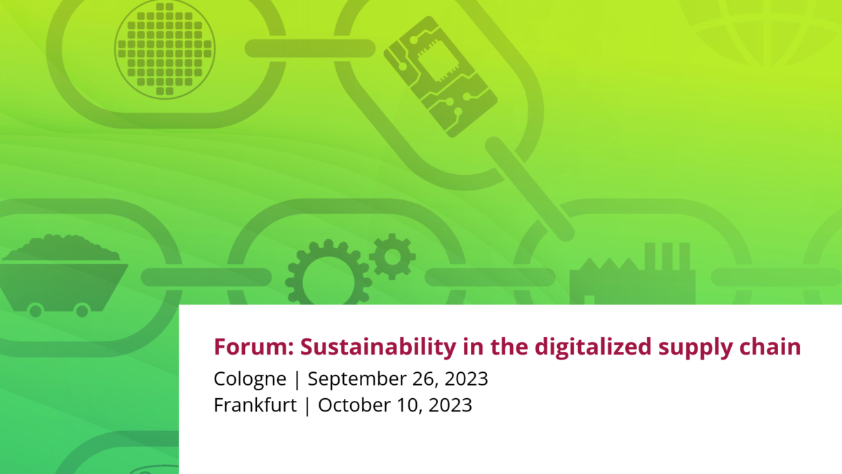 msg forum | Sustainability in the digitalized supply chain