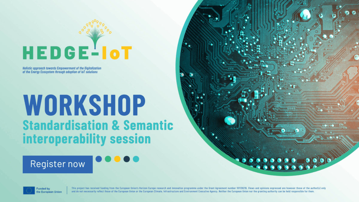 Hedge-IoT Session on Semantic Interoperability & Standardisation
