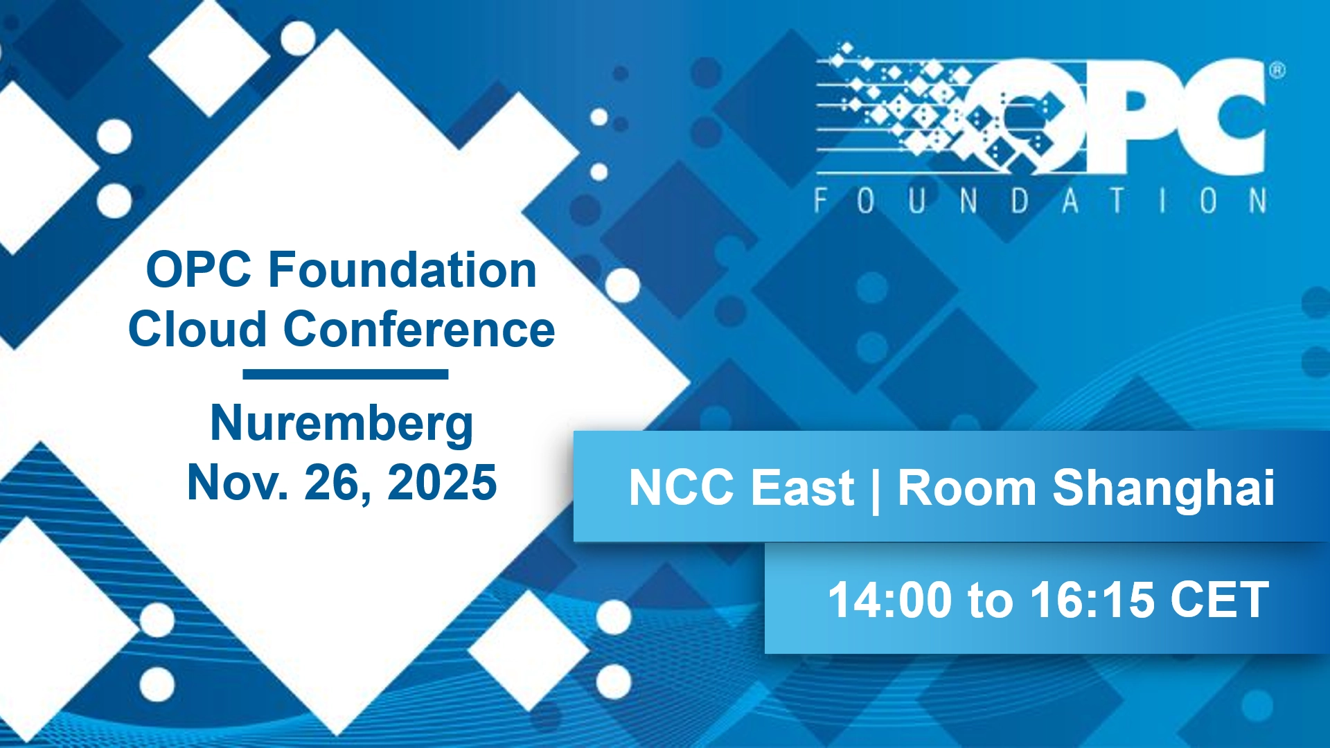 Smart Product Solutions Nuremberg | OPC Foundation Cloud Conference