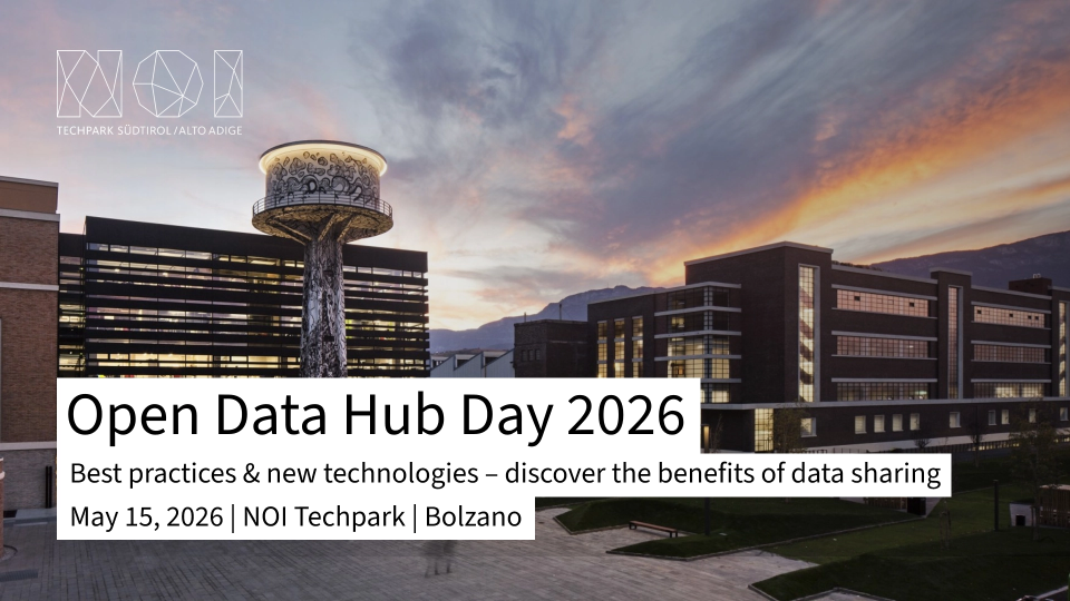 Open Data Hub Day 2026 | Best practices & new technologies - discover the benefits of data sharing
