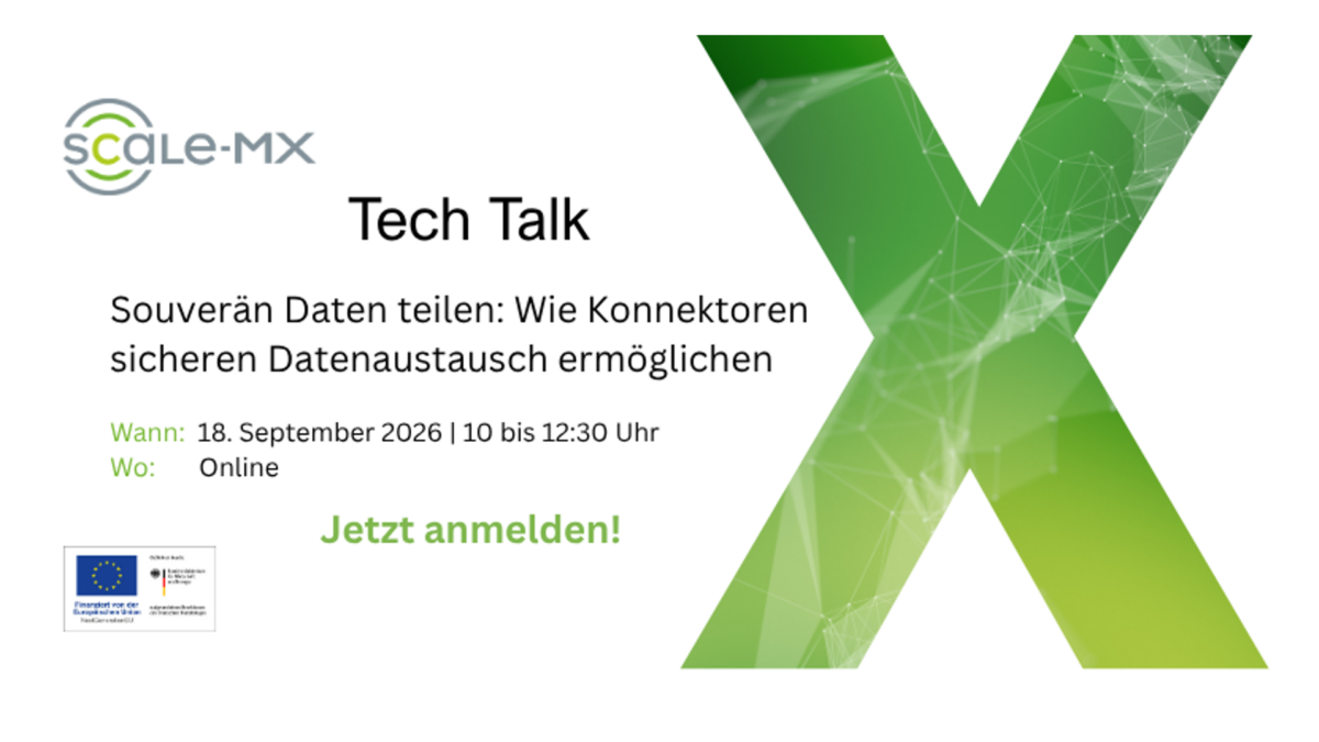 SCALE-MX M-Xperience Tech-Talk "Souverän Daten teilen: Wie Konnektoren sicheren Datenaustausch ermöglichen”